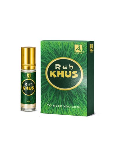 Astin Ruh Khus Attar | Earthy, Fresh, Cooling (3 ml & 6 ml)