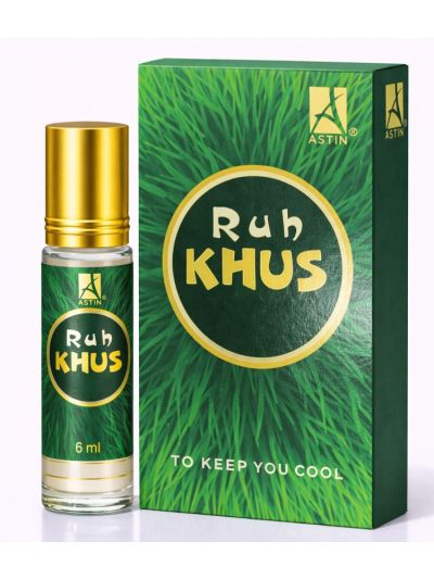 Astin Ruh Khus Attar | Earthy, Fresh, Cooling (3 ml & 6 ml)