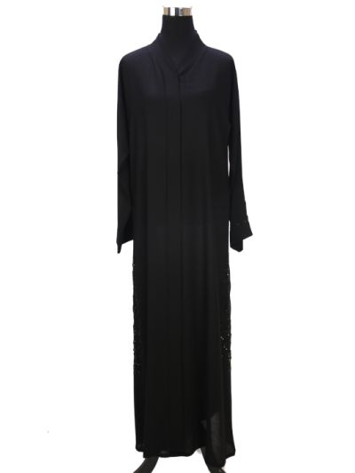 Abaya on sleeves and Sides 