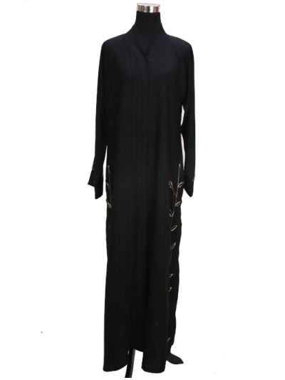 Elegant style Abaya with Shoulder & Sleeves work 