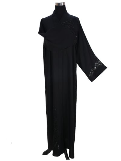 Black Net work Abaya  