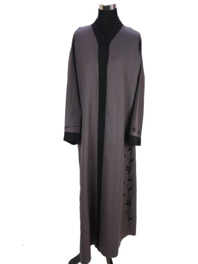 Abaya with Side Bale work