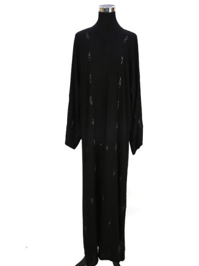 Combination of Crystal Handwork Abaya 