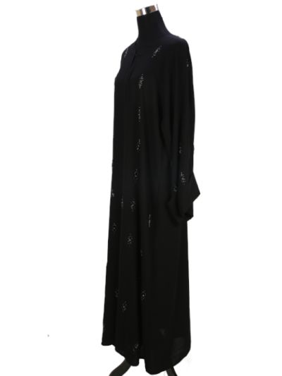 Combination of Crystal Handwork Abaya 