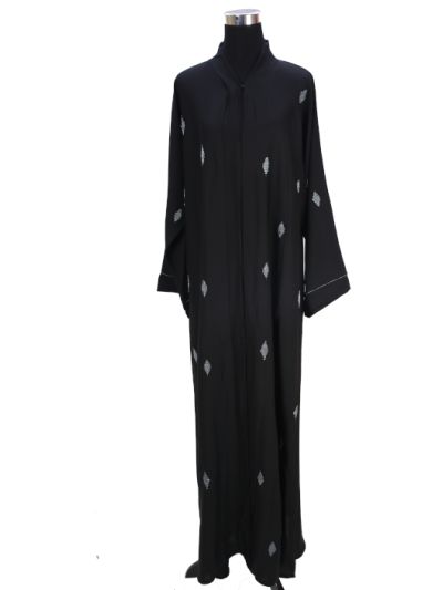 Combination of Crystal Handwork Abaya 