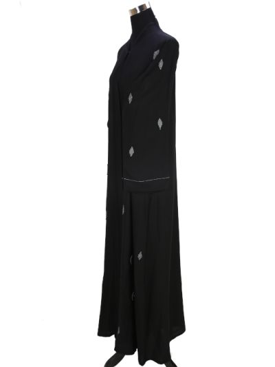 Combination of Crystal Handwork Abaya 