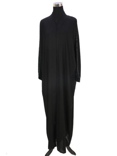 Black soft flow Abaya 