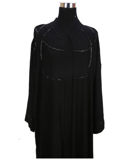 Geo-Matric Crystal work Abaya 