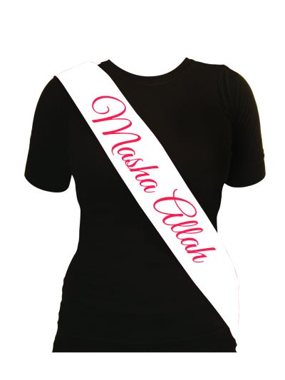Masha Allah Fabric Sash