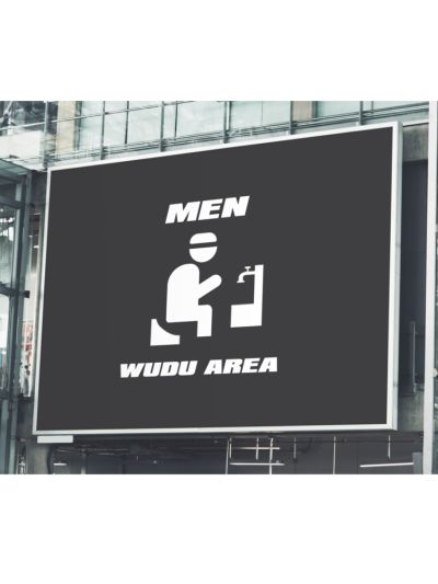 Signage Board Sticker 