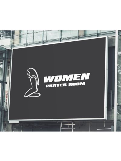 Signage Board Sticker 
