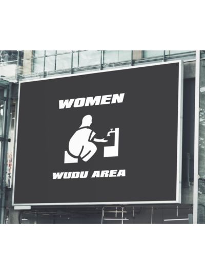 Signage Board Sticker 