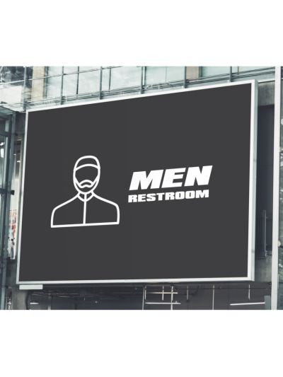 Signage Board Sticker 