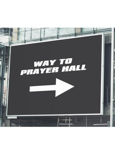 Signage Board Sticker 