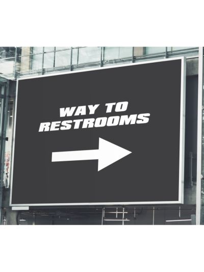 Signage Board Sticker 