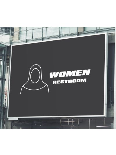 Signage Board Sticker 