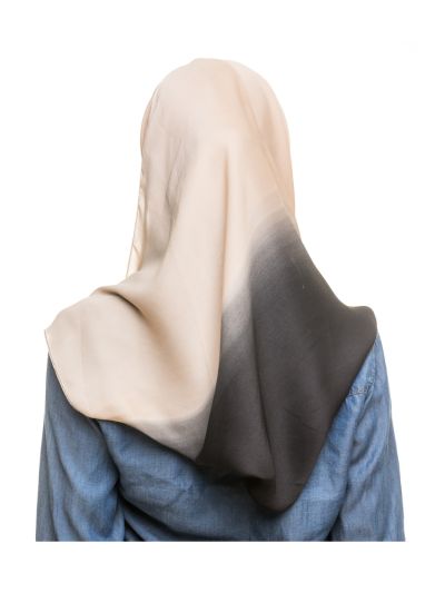 Ombre satin Hijab