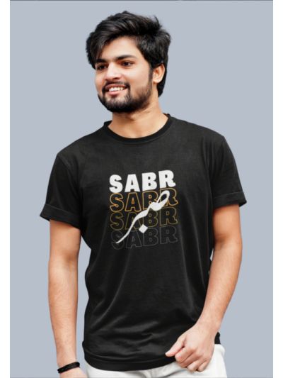 Sabr Echo Y23 Round Neck Half Sleeve T-Shirt