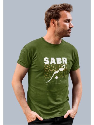 Sabr Echo Y23 Round Neck Half Sleeve T-Shirt