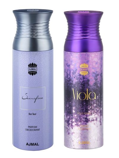 Ajmal Sacrifice Her & Viola Deodorants for Women (pack of 2)