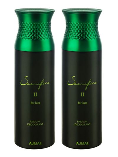 Ajmal Sacrifice II Him & Sacrifice II Him Deodorants for Men (pack of 2)