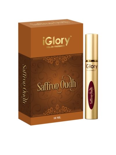 iGlory Saffron Oudh Roll On Attar for Men & Women (10 ml)