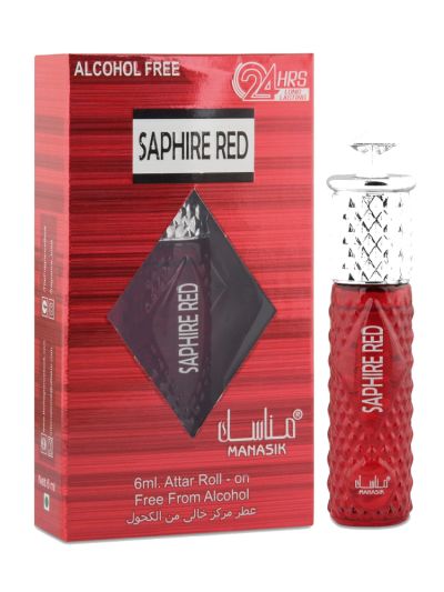 Manasik Saphire Red Attar (Pack Of 2)