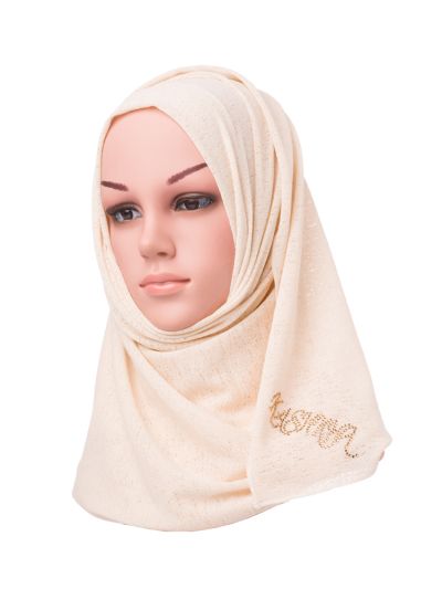 Alex Jersey Hijab (Gold Beige)