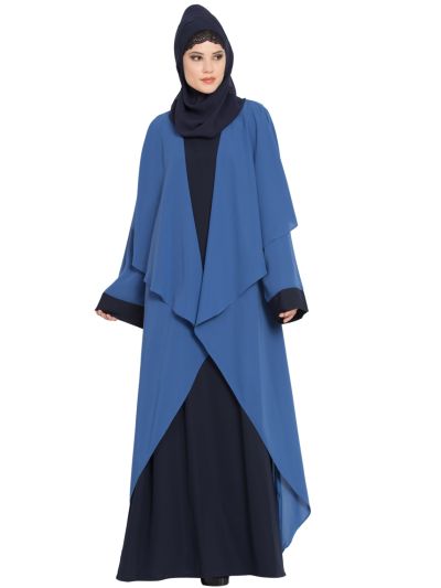 Two Pieces Set- Matching Abaya and Shrug 