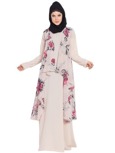 Two Pieces Set- Abaya and Shrug 