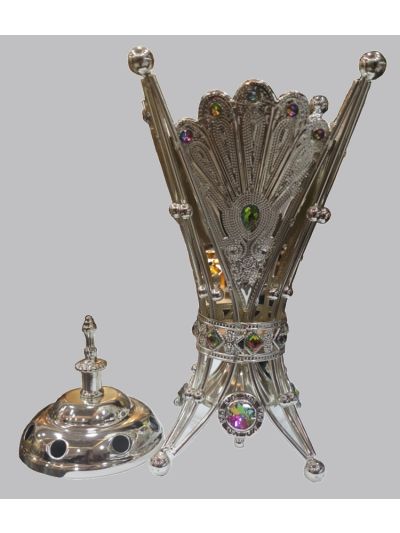 Electric Incense/Oudh Burner Silver
