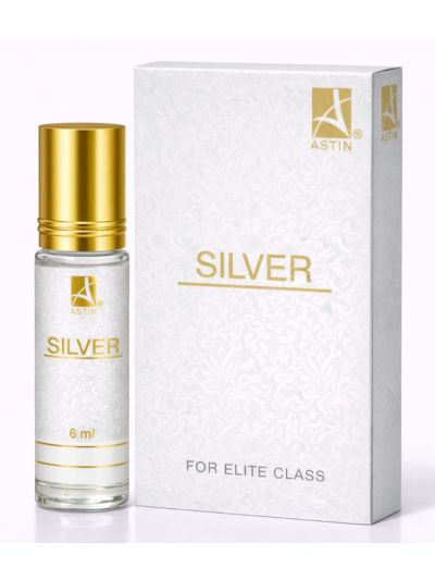 Astin Silver Attar | Fresh, Metallic, Crisp (3 ml & 6 ml)