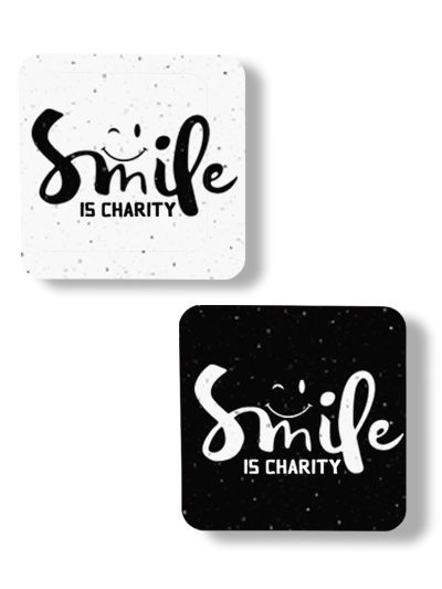 Smile Coasters (Set of 2)