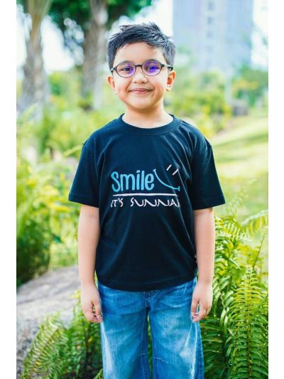 Smile Its Sunnah Half Sleeve T-shirt (Boy)