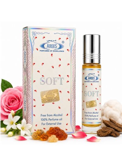 Arees Soft | Smooth, Powdery, Gentle | Attar 8ml
