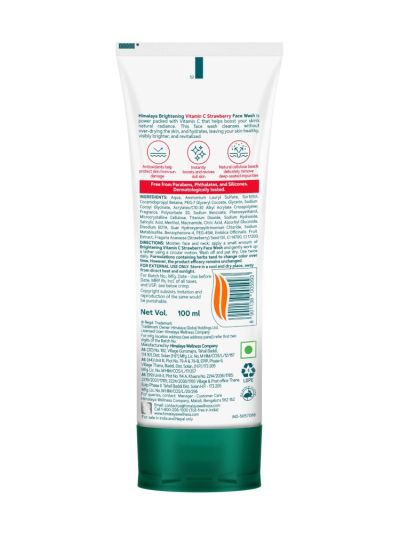 Himalaya Brightening Vitamin C Strawberry Face Wash