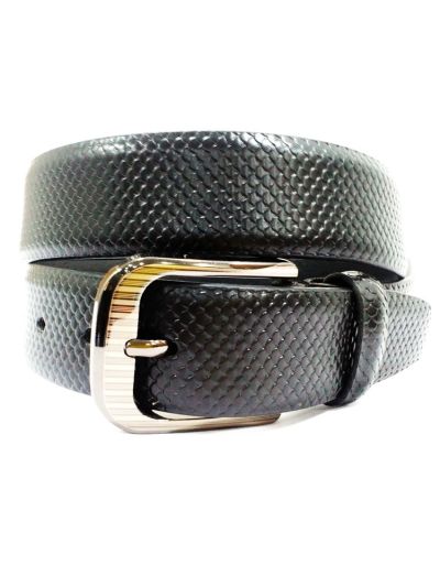 Stylish Black Leather Belt