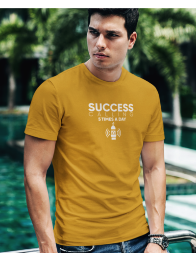 Calling Success Round Neck Half Sleeve T-Shirt