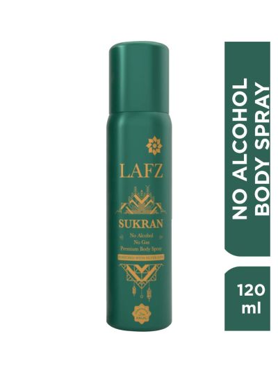 Sukran No Alcohol No Gas Premium Body Spray For Men (120 ml)