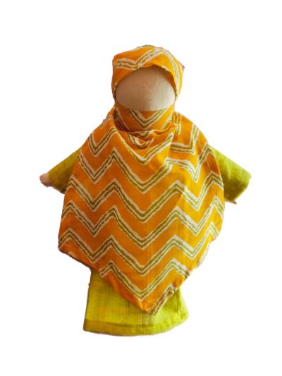 Islamic Hijab Doll (Yellow)