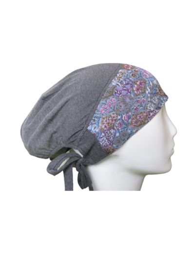 Blue Printed Under scarf Cap