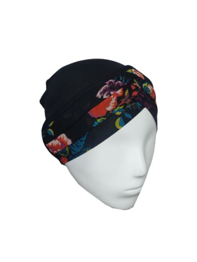 Peacock Printed Under scarf Turban Cap 