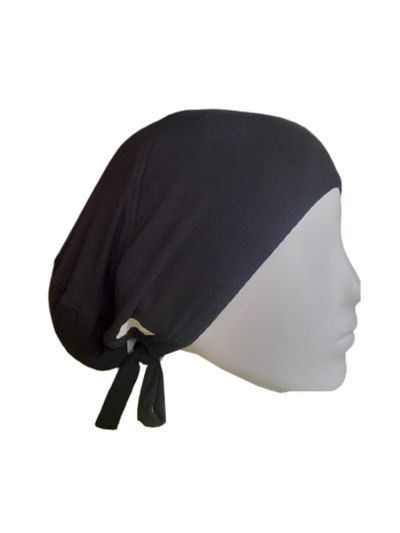 Black Jersey Under scarf Cap