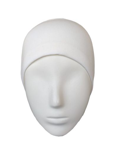 Ivory Jersey Scarf Inner Cap
