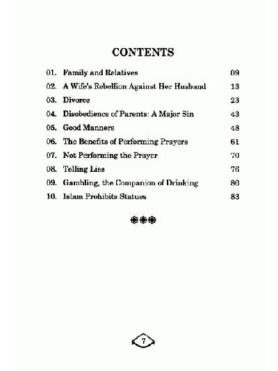 Teaching Of The Holy Prophet (S.A.W) For A Perfect Living – (English)