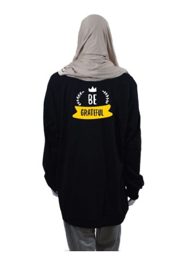 Be Grateful (King) Drop Shoulder Long Full Sleeve T Shirt