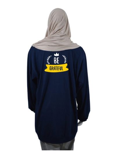 Be Grateful (King) Drop Shoulder Long Full Sleeve T Shirt