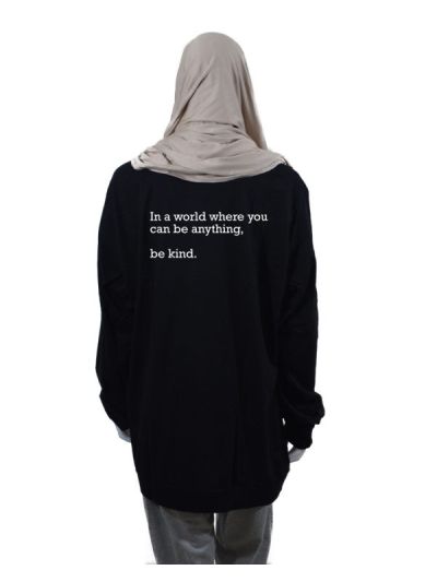 Be Kind Drop Shoulder Long Full Sleeve T Shirt
