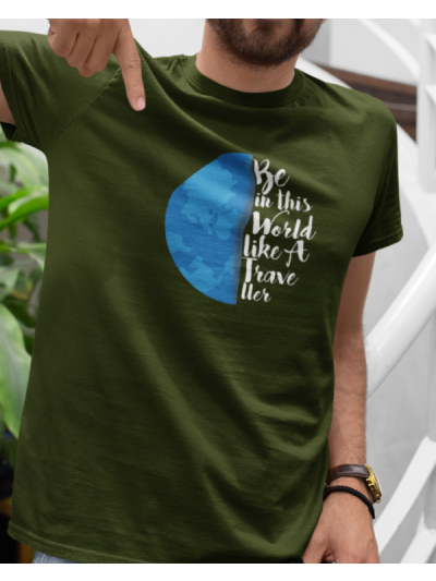Traveller Round Neck Half Sleeve T-Shirt