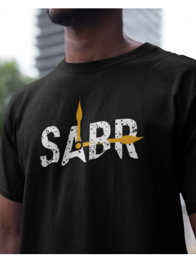 Sabr Time Round Neck Half Sleeve T-Shirt